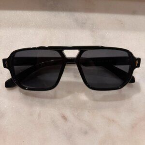 Unisex Black Arrow Aviator Sunglasses